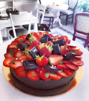 Raw cake at Vegan a la Turca in Bodrum