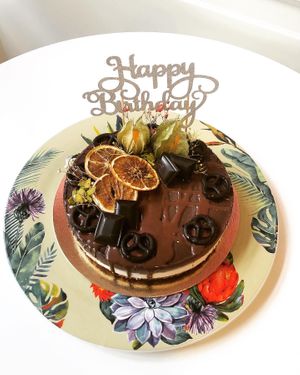 Another birthday cake, raw, gluten free, sugar free at Vegan a la Turca in Bodrum