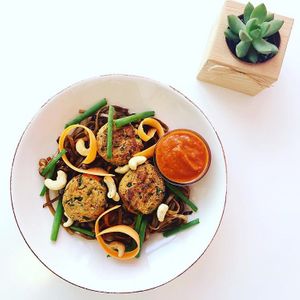 Tofu balls at Vegan a la Turca in Bodrum