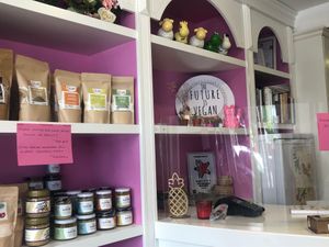 Pretty decor  at Vegan a la Turca in Bodrum