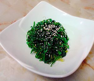 Seaweed Salad at Osaka Japanese Restaurant in Sundre