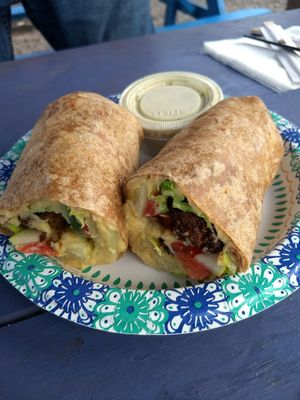 Egyptian Roll at Veg Out - Food Cart - Maybe closed in Kahului