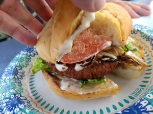 Muffalata sandwich at Veg Out - Food Cart - Maybe closed in Kahului