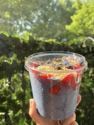 Blue bowl!   at E+ROSE Wellness Cafe - Brentwood in Brentwood