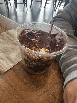 Acai Bowl (The Pro). So good!  at E+ROSE Wellness Cafe - Brentwood in Brentwood