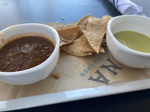 Chips and salsa at Luna Mexican Kitchen in San Jose