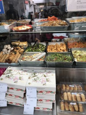 Dishes  at Miao Xiang Vegetarian 妙香 in East Singapore