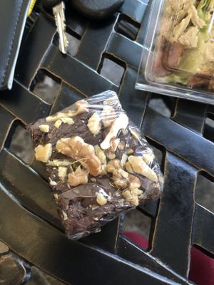 Vegan brownie (Delicious!)  at DeVine Delights in Rapid City
