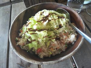 Veg rice at Hoy Panga in Boracay