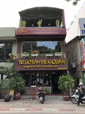 Front at Truc Lam Vien Quan in Hanoi