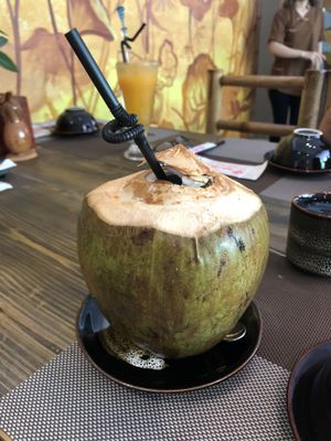 Big coconut  at Truc Lam Vien Quan in Hanoi