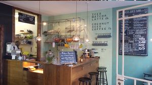 Inside at Sasu Juice Bar in Zurich