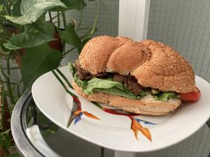 Roast beef  at Vegan Xpress in Mitzpe Ramon