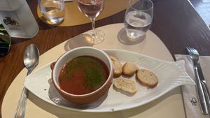 Gaspacho   at L'Oustou Camarguais in Aigues-mortes