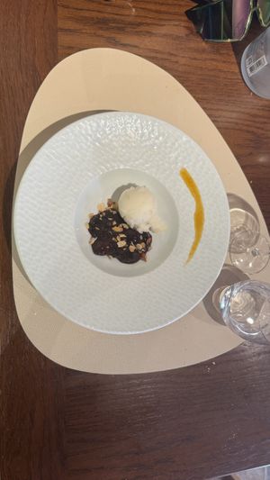 Dessert végane   at L'Oustou Camarguais in Aigues-mortes