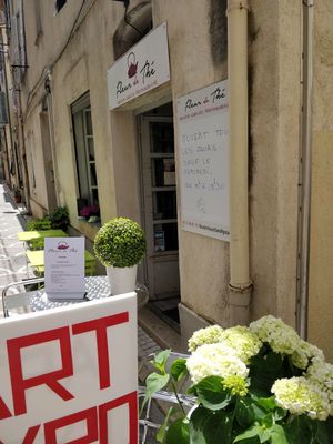 The exterior at Fleur De Thé in Antibes