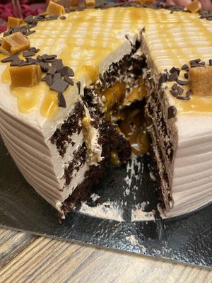 Caramello salato e cioccolato   at Radagast Vegan Bakery in Rome