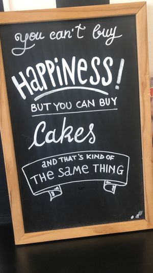 Happiness  at Radagast Vegan Bakery in Rome