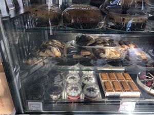 Counter part 1  at Radagast Vegan Bakery in Rome
