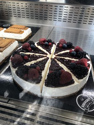 Cheese cake  at Radagast Vegan Bakery in Rome