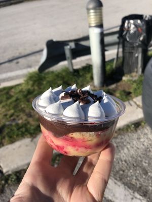 Dunno what it’s called but it’s delicious af!  at Radagast Vegan Bakery in Rome