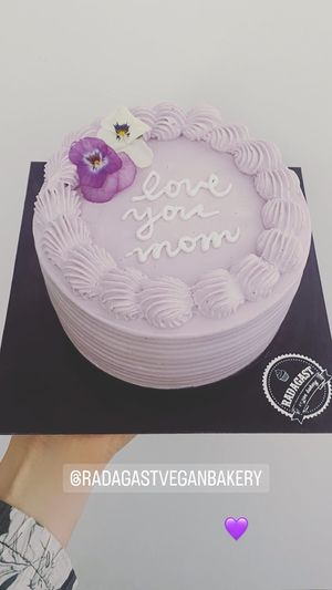   at Radagast Vegan Bakery in Rome