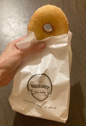 Doughnut  at Radagast Vegan Bakery in Rome