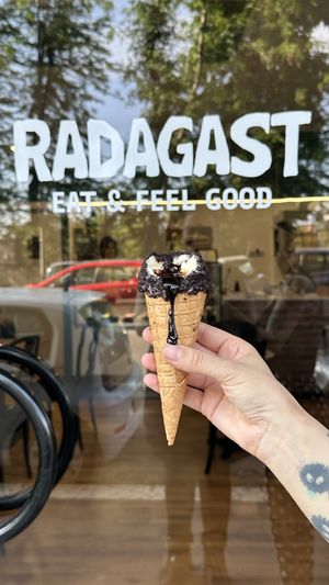   at Radagast Vegan Bakery in Rome