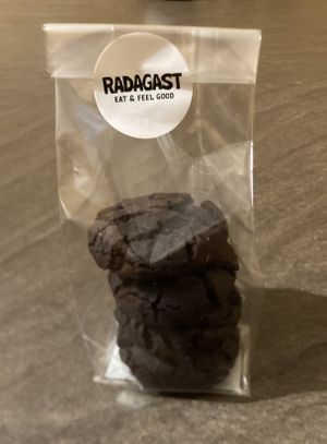Chocolate cookies   at Radagast Vegan Bakery in Rome