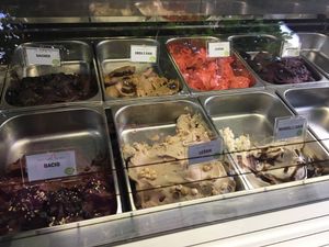 Vegan options  at Mini Cafe Golf in Ljubljana