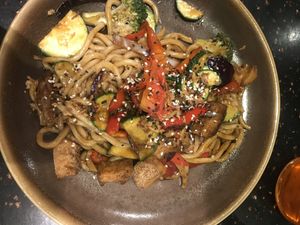 Tofu noodles at Yakinori - Grand Central in Birmingham