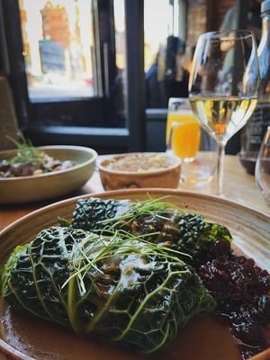 Stuffed cabbage at Fint in Leeds