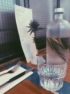 super cosy and rustic atmosphere  at Fint in Leeds