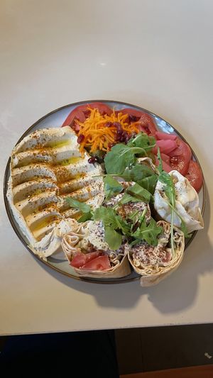 Marvellous hummus 🥰  at Mazaya Falafel - Starowiślna in Krakow