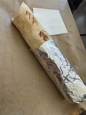 Very big standard falafel wrap   at Mazaya Falafel - Starowiślna in Krakow