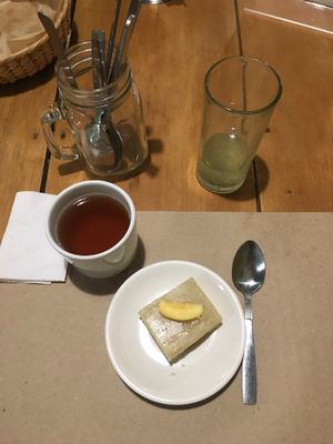 Dessert at Verde QTQ Verde in Mexico City