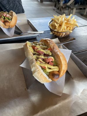 Look at that deliciousness!  at Bangers & Brews in Bend