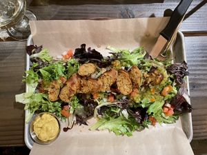 Italian Veggie salad - yum!   at Bangers & Brews in Bend