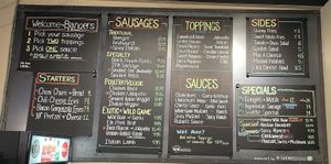 Menu  at Bangers & Brews in Bend