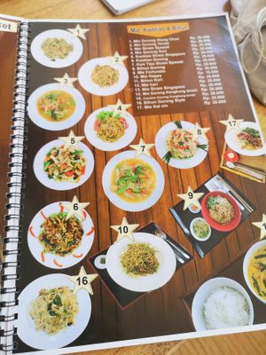 Noodles (Mie) Menu at LN Fortunate Coffee - Maybe closed in Denpasar