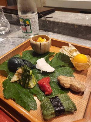 Vegetable Sashimi at Sougo in Tokyo