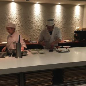 Chefs at work at Sougo in Tokyo