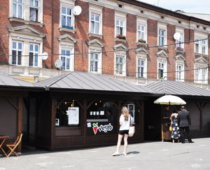 Vegan kebab at Plac Nowy, Kraków at Vegab - Plac Nowy in Krakow