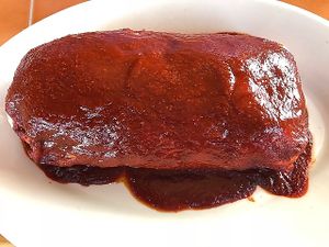 delicious vegan burrito at La Cabana de Raya in Astoria