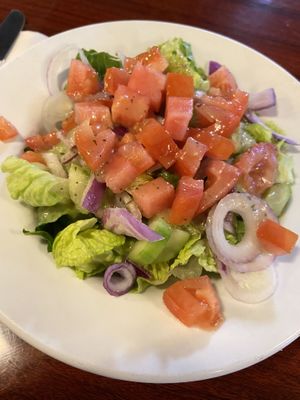 House Salad with housemade vinaigrette dressing   at Setti's in Lake Worth