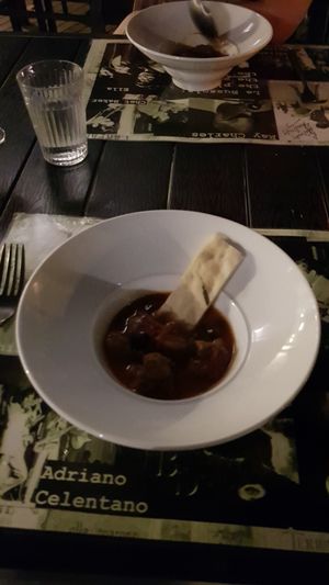 Monkey head mushroom head stew. at La Bussola in West Singapore
