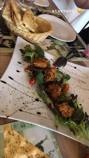 bread and mushroom starters at La Bussola in West Singapore