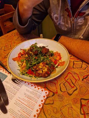 Cauliflower noodles at Lounges - Bendigo Lounge in Beeston