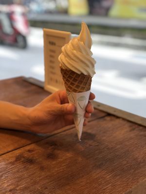 Ice cream 🍦  at QíShí Dòu Zhì Suǒ 其實豆製所 - Jinshan South in Taipei