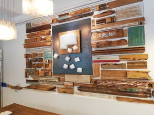 Inside the shop at QíShí Dòu Zhì Suǒ 其實豆製所 - Jinshan South in Taipei